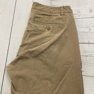 Bonobos Men's W32 x L32 Brown Flat Front Slim Straight Khaki Chino Pants